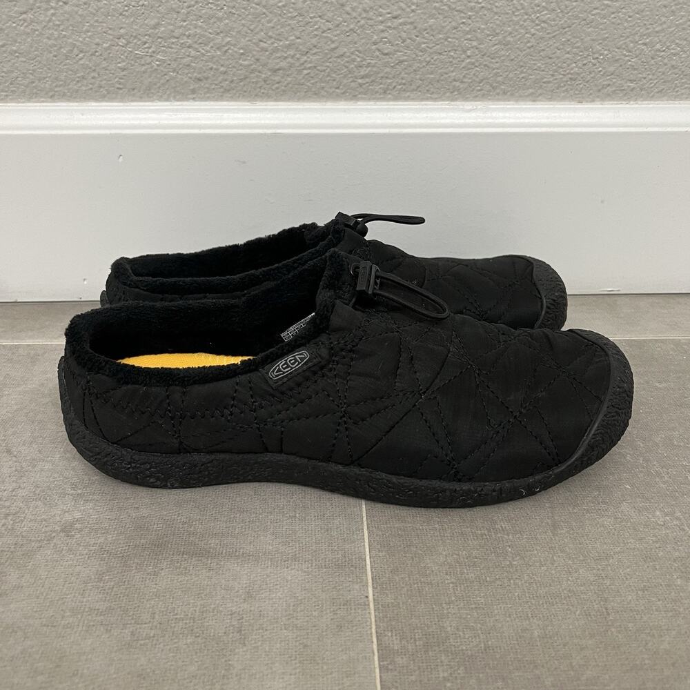 Keen Howser III Women’s Size 10 Black Slide Casual Moc Slipper Drawstring Shoes